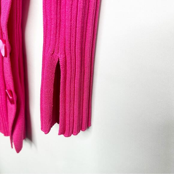 ADAM LIPPES Pink Long Sleeve Sweater Dress in XL - Picture 4 of 7